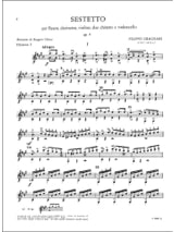 Sestetto op. 9 - Set - Filippo Gragnani - Partition